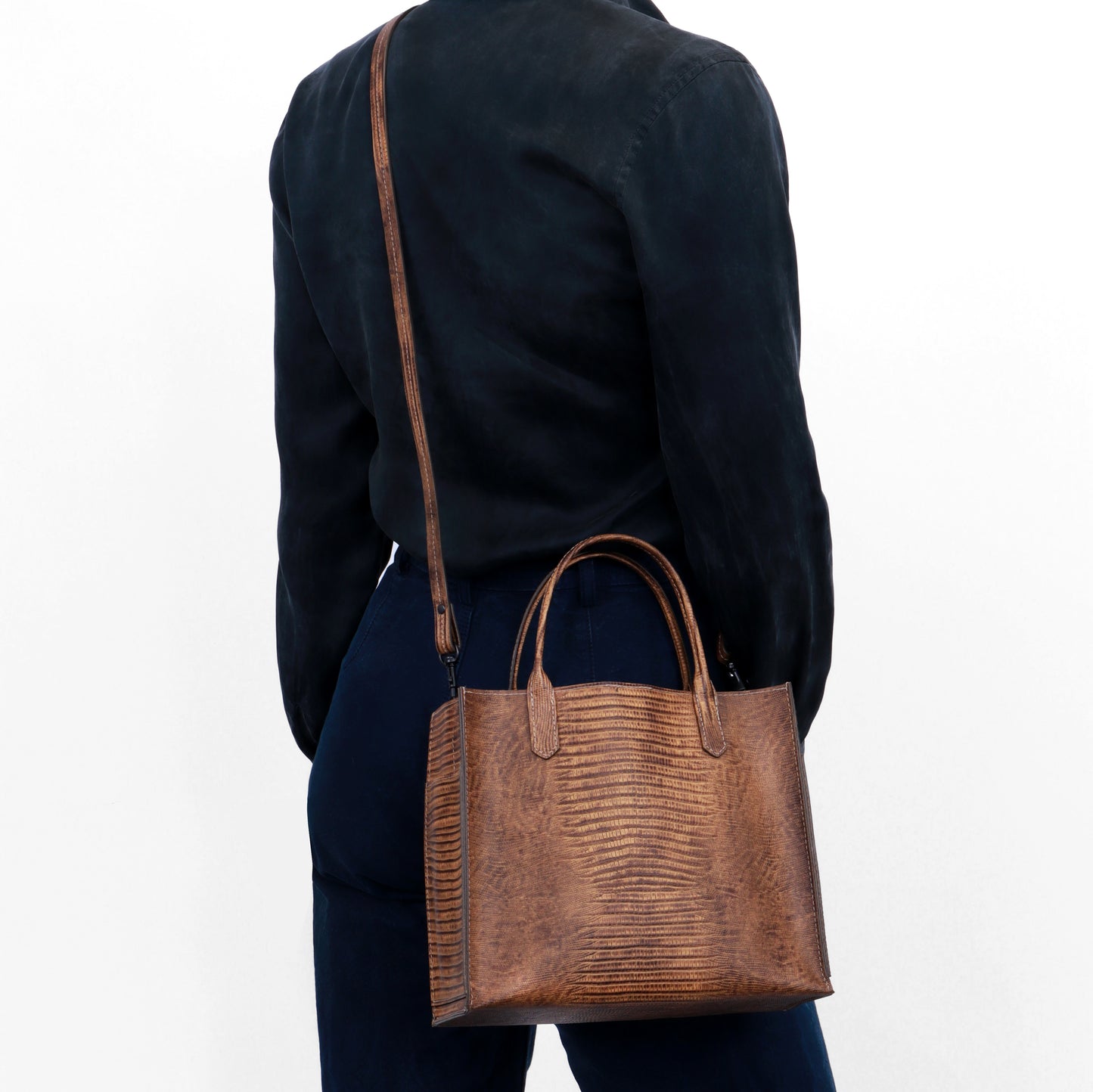 SMALL HARBOR TOTE POPLAR SUEDE