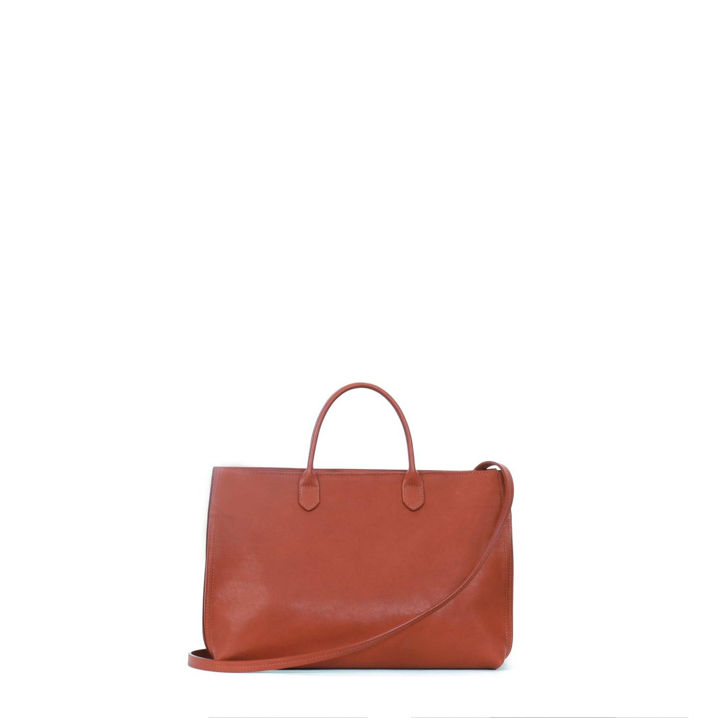 DAY BAG TERRACOTTA ITALIAN LAMB
