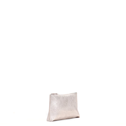 ESSENTIAL POUCH CRINKLED SILVER