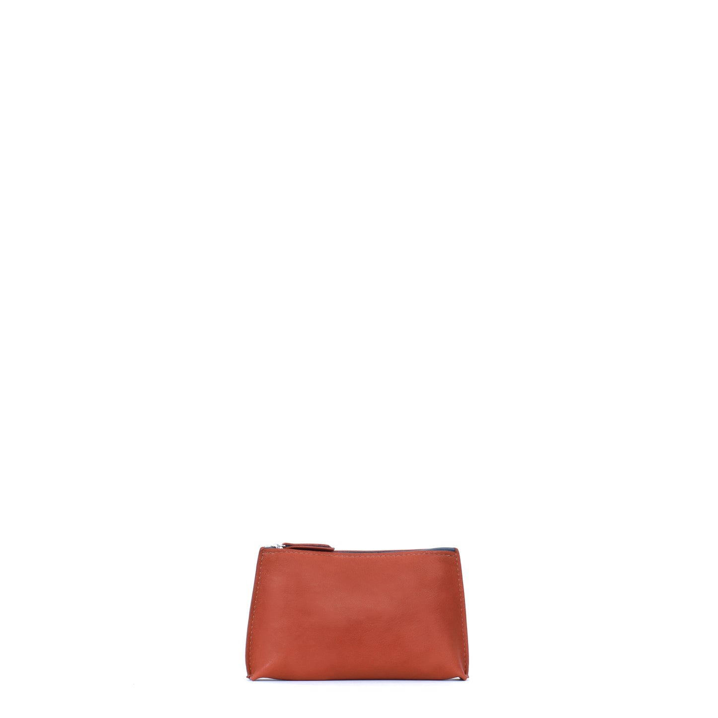LIPSTICK POUCH TERRACOTTA ITALIAN LAMB