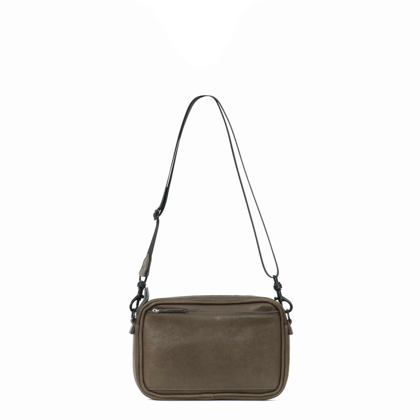 MINI CAMERA BAG KHAKI ITALIAN LAMB