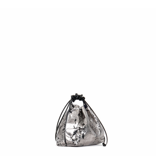 MINI DRAWSTRING BAG SPLASH SHEEPSKIN