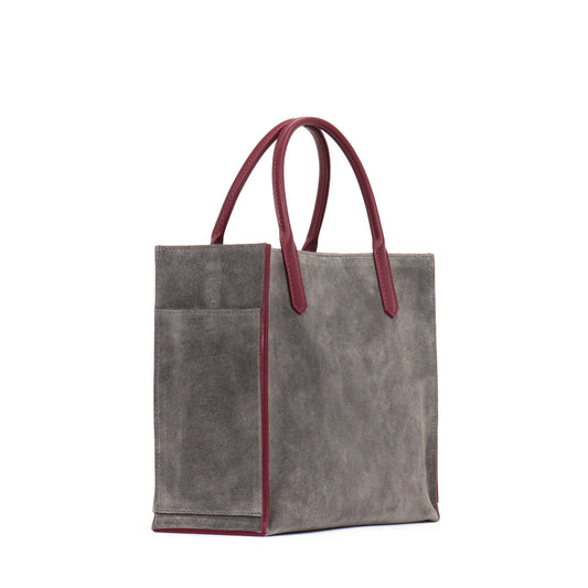 MINI HARBOR TOTE ASH SUEDE