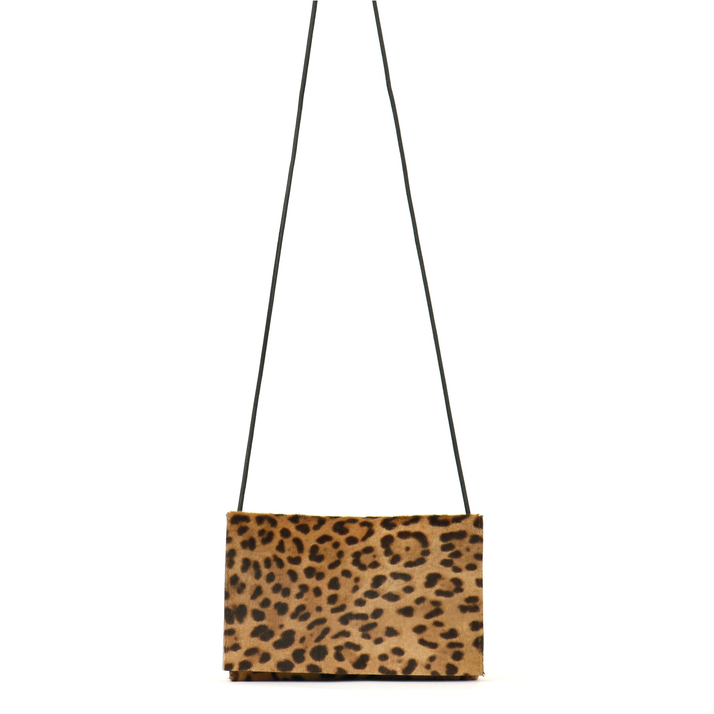 STRAPPY FOLDOVER LEOPARD HAIR ON CALF