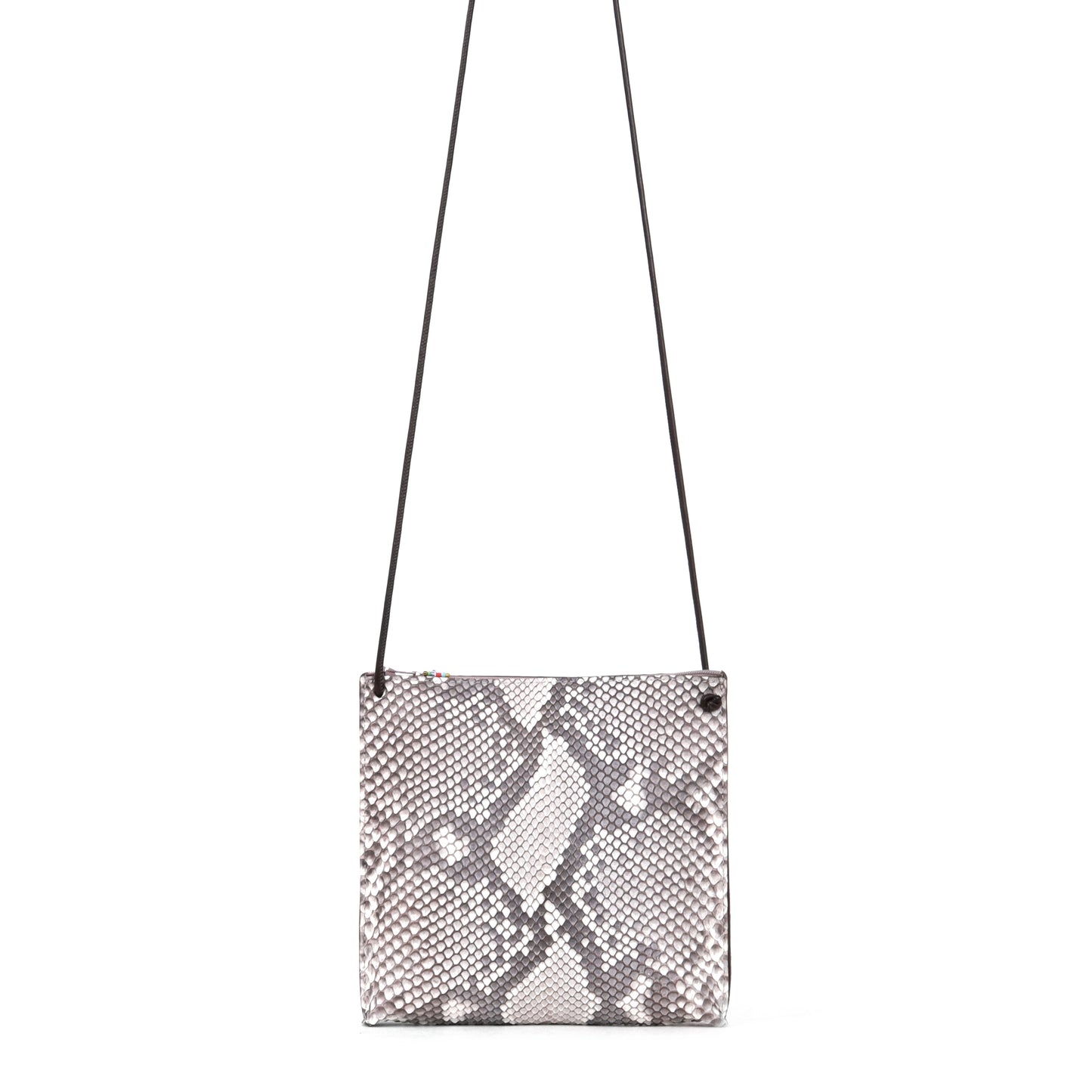 STRAPPY POUCH NATURAL PYTHON