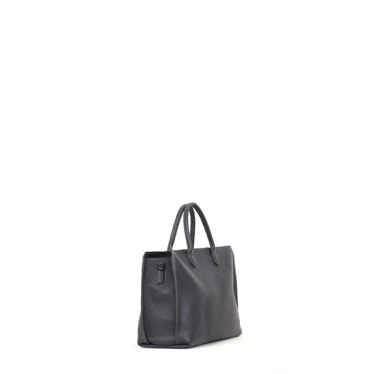 DAYBAG SLATE PEBBLED CALF