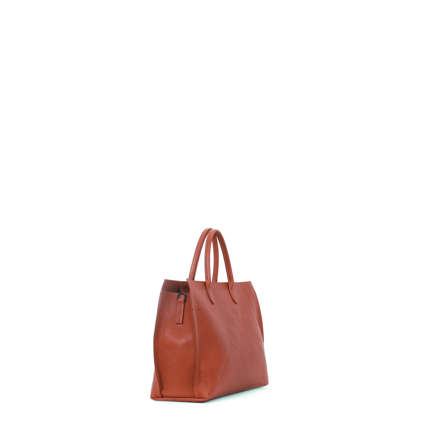 DAY BAG TERRACOTTA ITALIAN LAMB