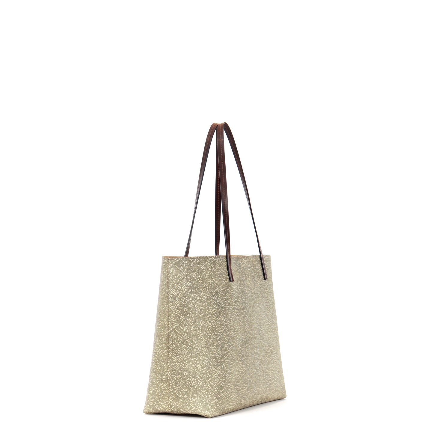 ESSENTIAL TOTE MOSS SHAGREEN