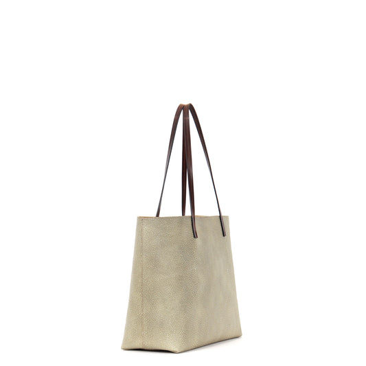 ESSENTIAL TOTE MOSS SHAGREEN