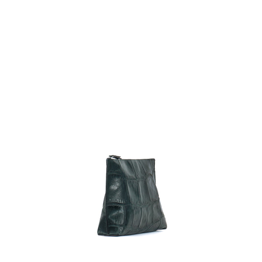 EVERYDAY POUCH VINTAGE FOREST EMBOSSED JUMBO GATOR