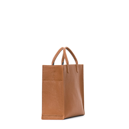 MICRO HARBOR TOTE LUGGAGE PEBBLED CALF