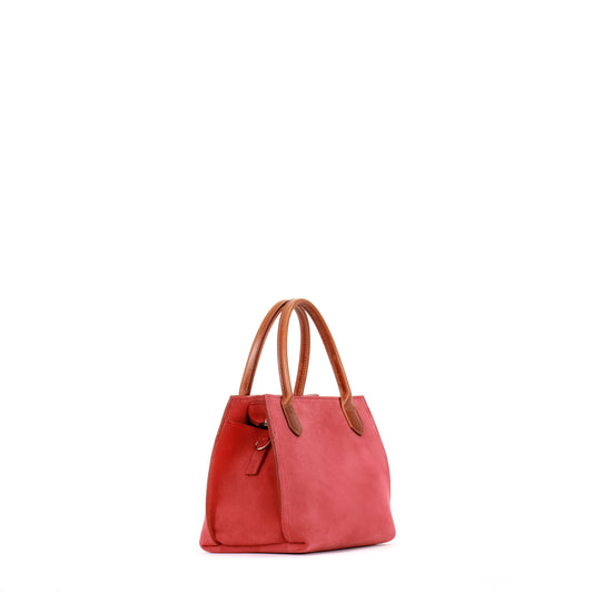 MINI DAYBAG RED SUEDE