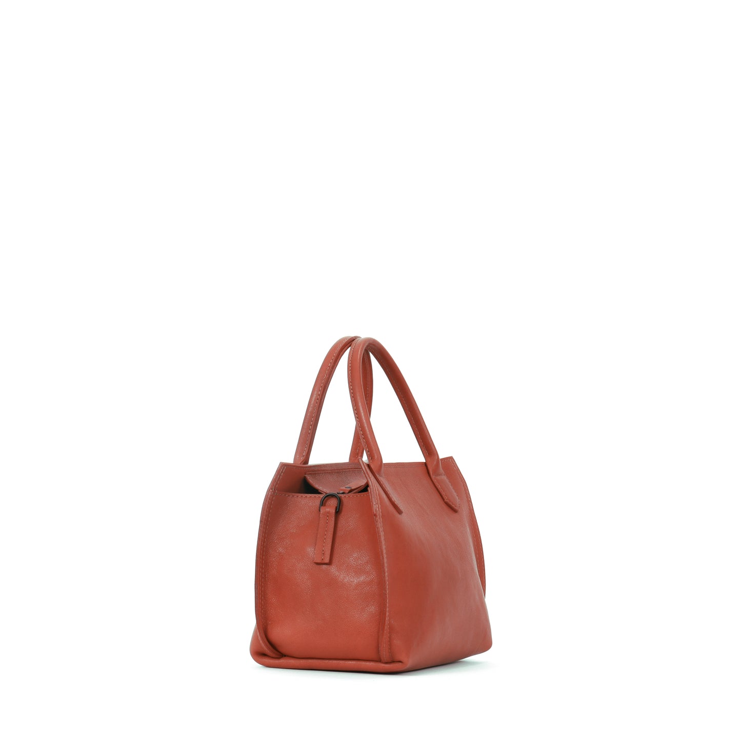 MINI DAY BAG TERRACOTTA ITALIAN LAMB