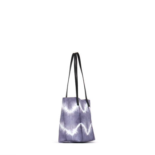 MINI ESSENTIAL TOTE INDIGO SHIBORI