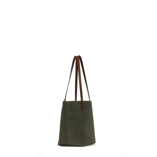 MINI ESSENTIAL TOTE POPLAR SUEDE