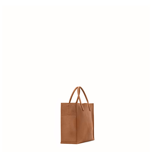 MINI HARBOR TOTE LUGGAGE PEBBLED CALF