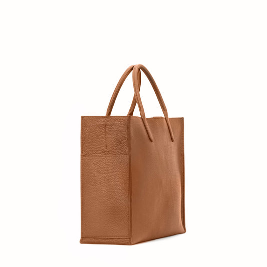 MINI HARBOR TOTE LUGGAGE PEBBLED CALF