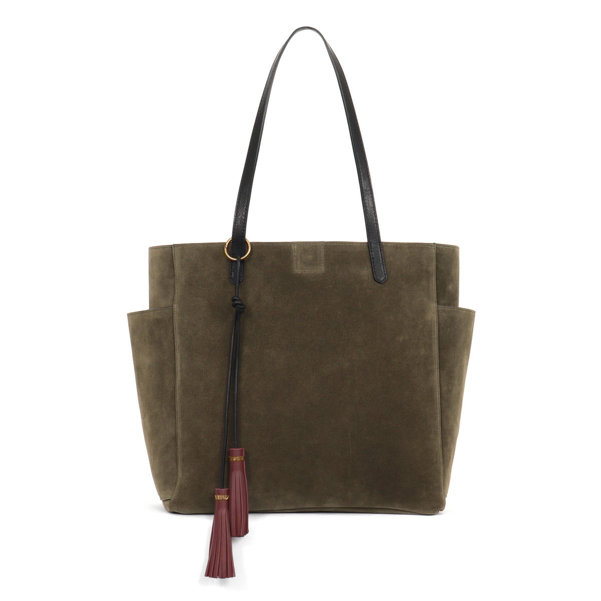 BORDEAUX CALF TASSEL BAG CHARM