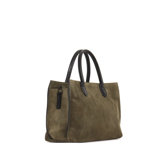 SMALL DAYBAG OLIVE SUEDE