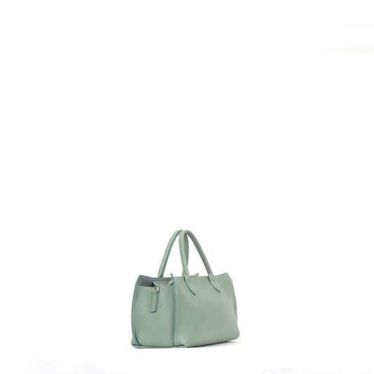 SMALL DAY BAG LAUREL PEBBLED CALF