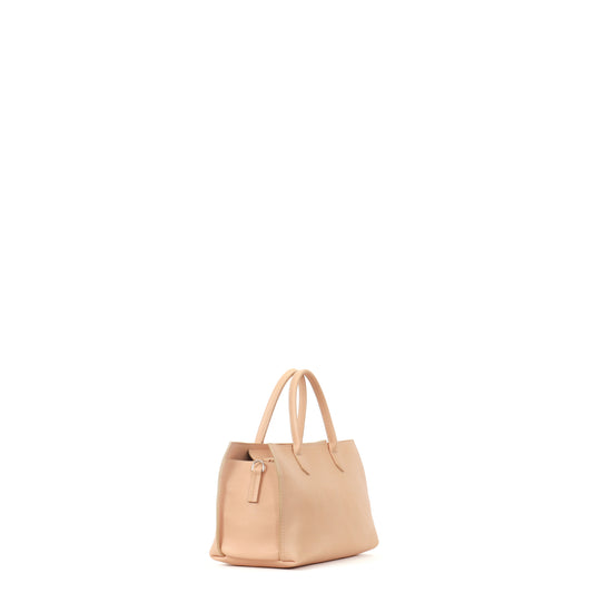 SMALL DAY BAG NUDE ITALIAN LAMB