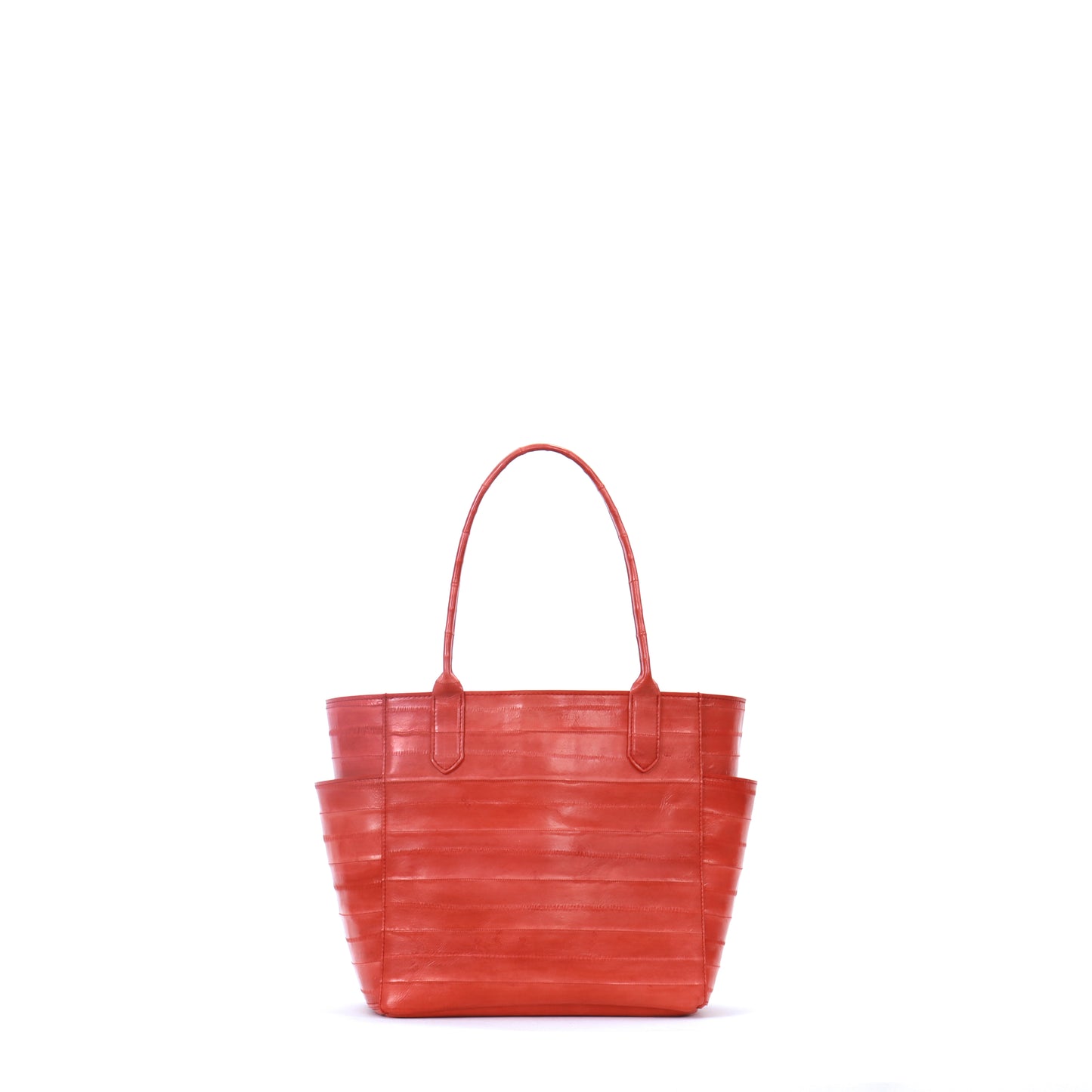 SMALL POCKET TOTE CINNIBAR EEL