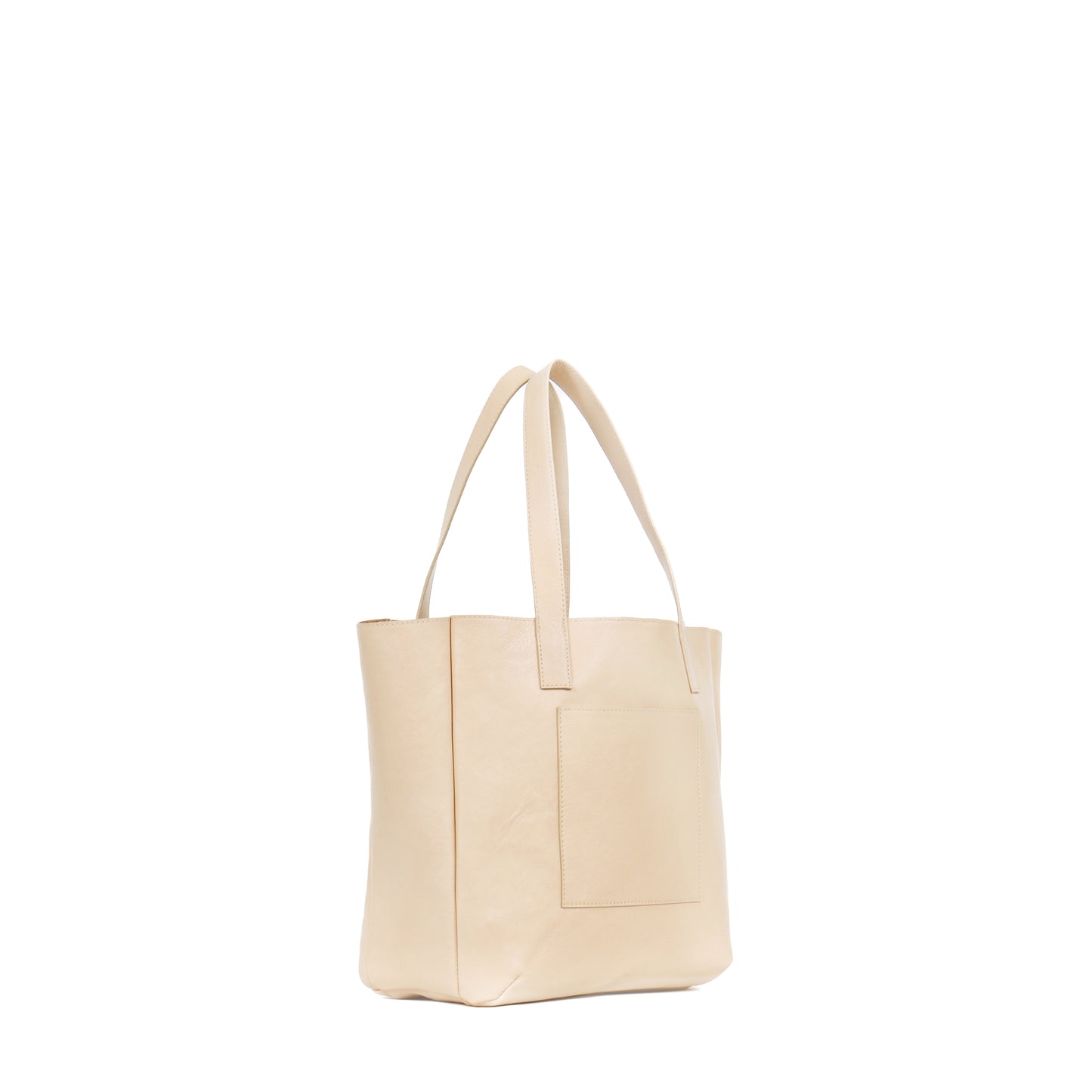 SMALL SLOUCHY TOTE NUDE ITALIAN LAMB
