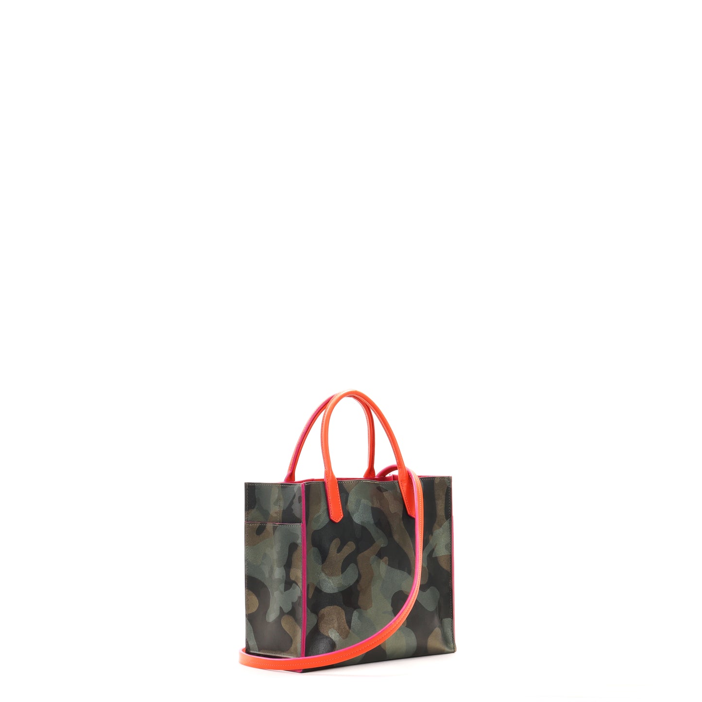 MINI HARBOR TOTE CAMO W PINK