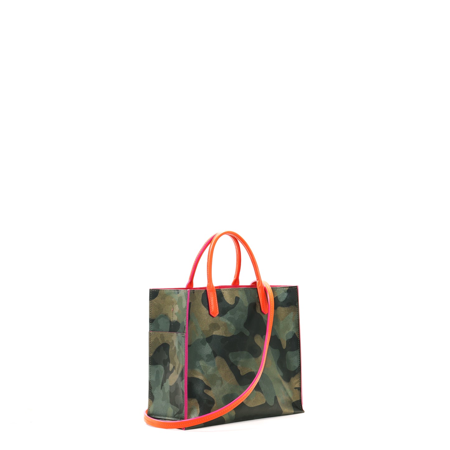 SMALL HARBOR TOTE CAMO W PINK