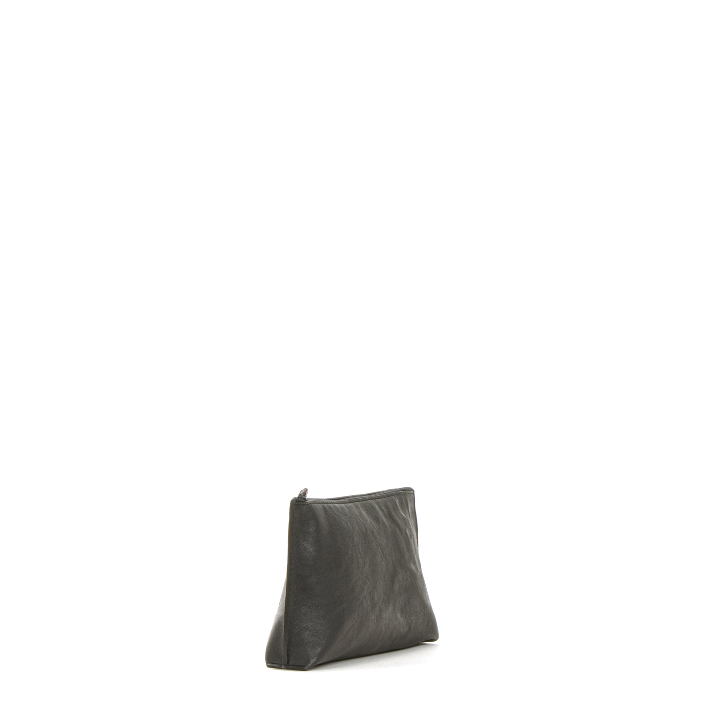 ESSENTIAL POUCH BASALT RUMPLED SHEEPSKIN