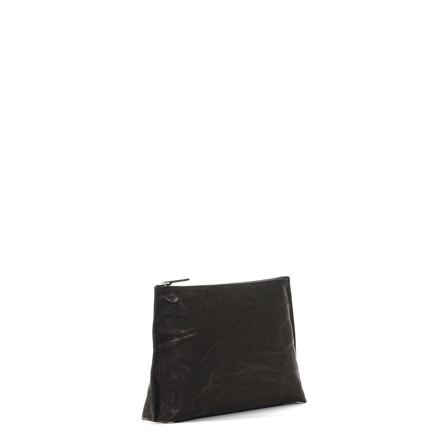 EVERYDAY POUCH BASALT RUMPLED SHEEPSKIN