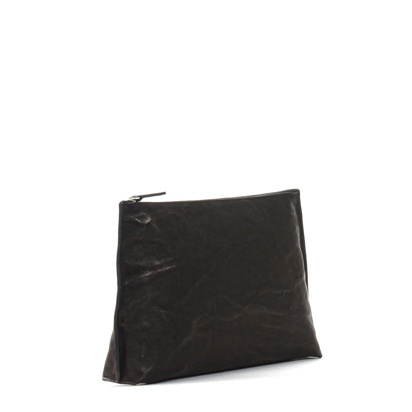 EVERYDAY POUCH BASALT RUMPLED SHEEPSKIN