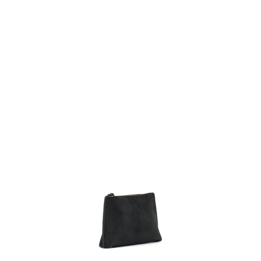 LIPSTICK POUCH BLACK SUEDE
