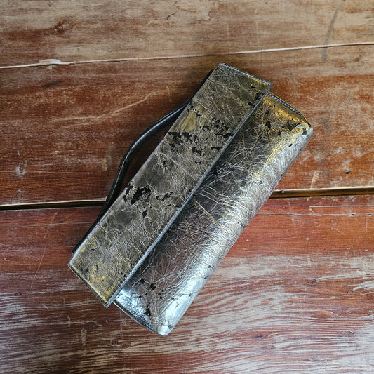 TOP HANDLE CLUTCH SPLASH SHEEPSKIN