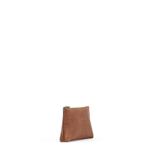 ESSENTIAL POUCH RUSSET RUMPLED SHEEPSKIN