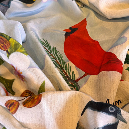 B.MAY X ANNE SMITH MICHIGAN BIRD MAP SCARF PRE-ORDER