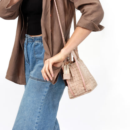 SMALL DAYBAG PASHMINA SNAKE PRINT