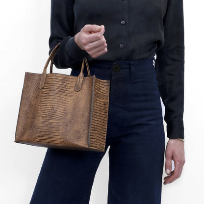 SMALL HARBOR TOTE BALTIC SUEDE