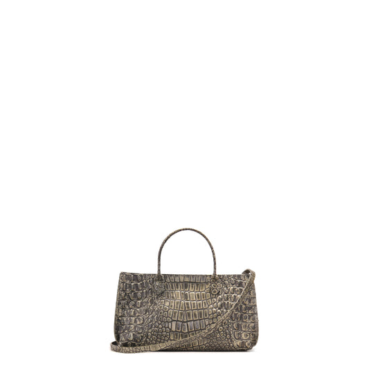 SMALL DAY BAG FATIGUE EMBOSSED CROC