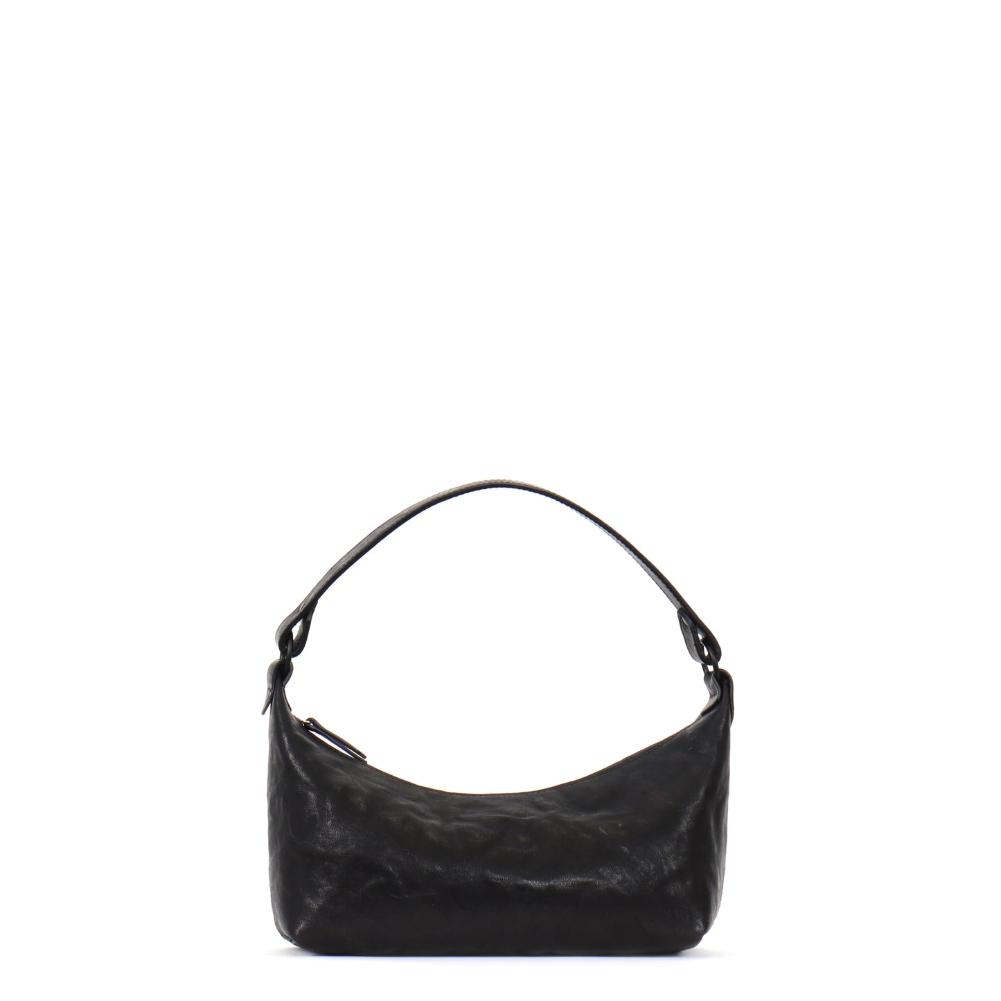 BABY SLING BLACK RUMPLED SHEEPSKIN