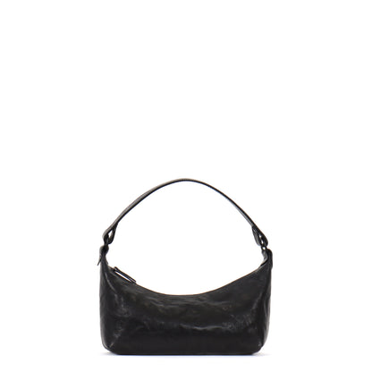BABY SLING BLACK RUMPLED SHEEPSKIN