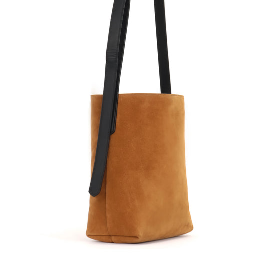 BUCKET MESSENGER WHISKEY SUEDE