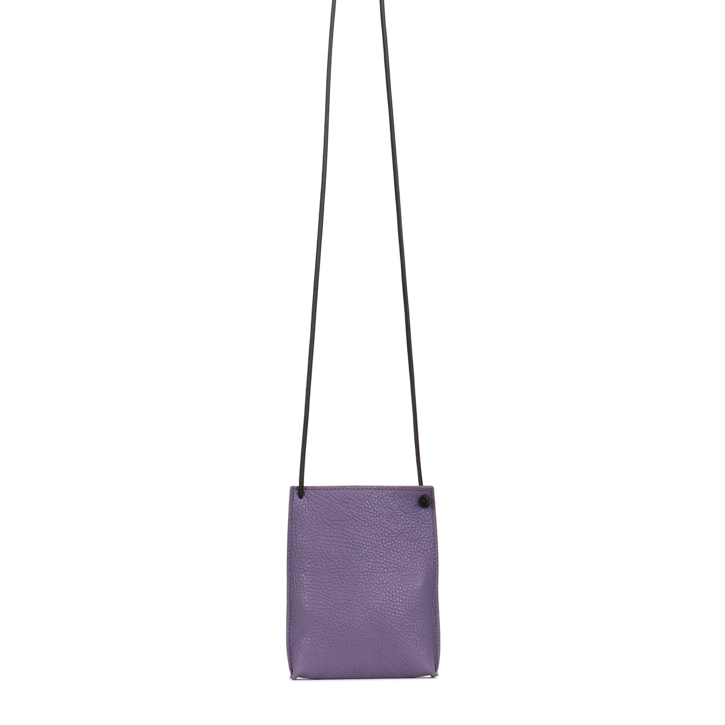 CELL POUCH ORCHID PEBBLED CALF