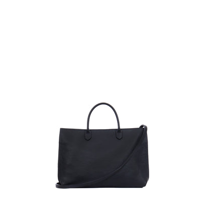 DAYBAG BLACK PEBBLED CALF