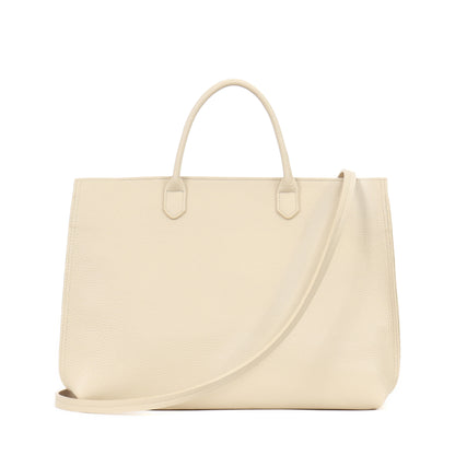 DAYBAG EGGSHELL PEBBLED CALF