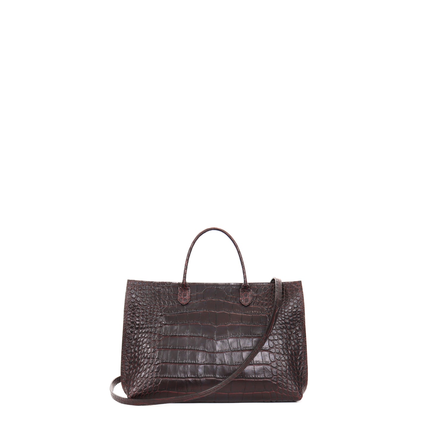 DAYBAG ESPRESSO EMBOSSED GATOR