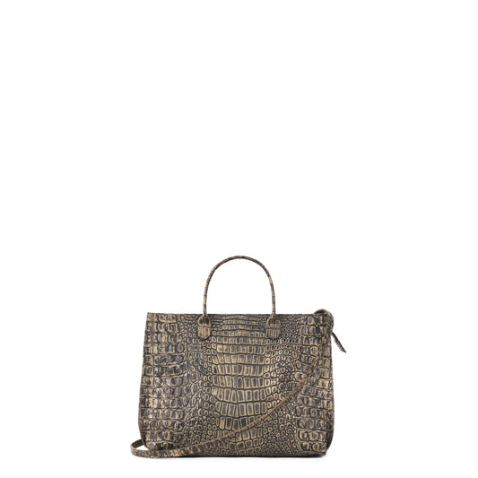 DAY BAG FATIGUE EMBOSSED CROC
