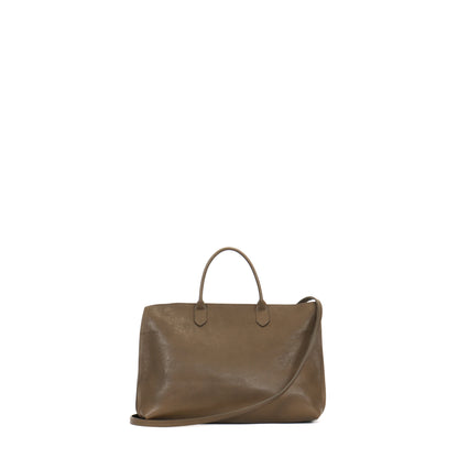 DAYBAG KHAKI ITALIAN LAMB