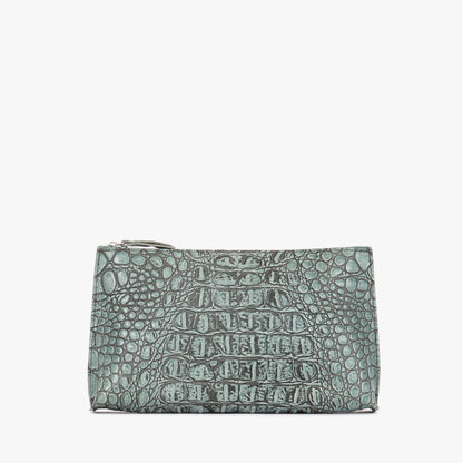 ESSENTIAL POUCH ATLANTIS EMBOSSED CROC