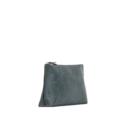 ESSENTIAL POUCH DENIM SHAGREEN